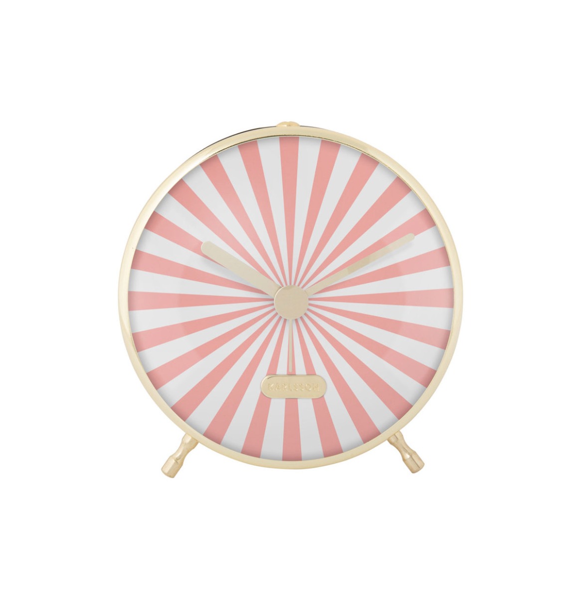 Fiftiesstore Alarmklok Candy Swirl Roze