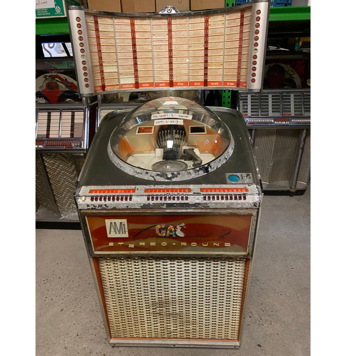 Ami Continental 2 Jukebox 200 - 1962 - Origineel