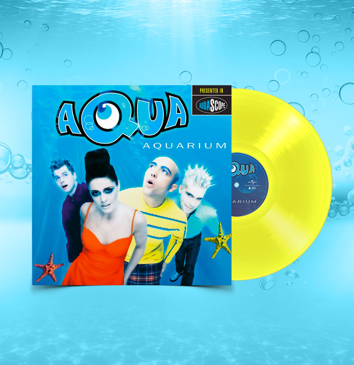 Aqua - Aquarium LP Yellow Vinyl VERY LIMITED