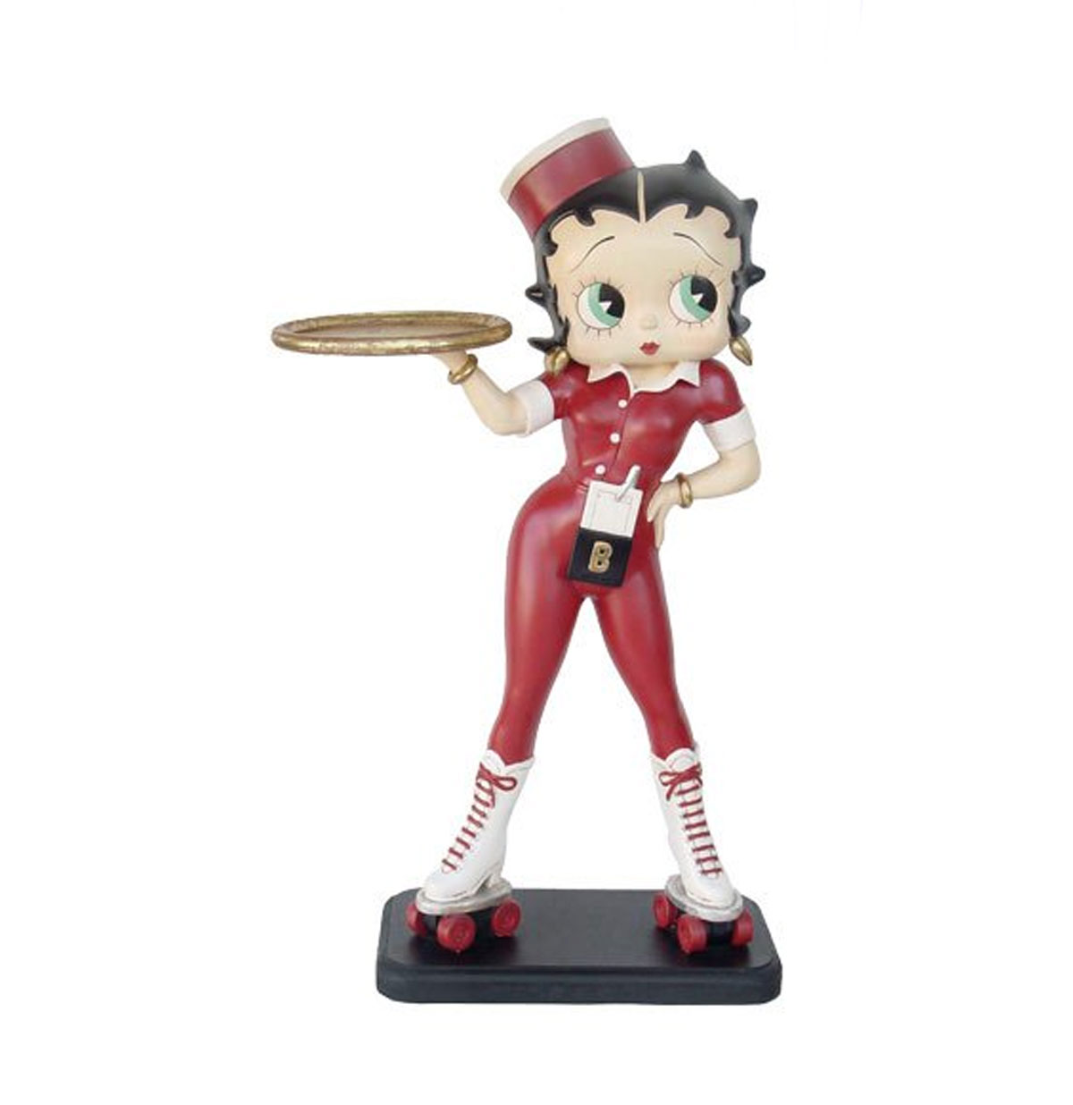 Betty Boop 5ft (1.52 m.) Diner Serveerster op rolschaatsen