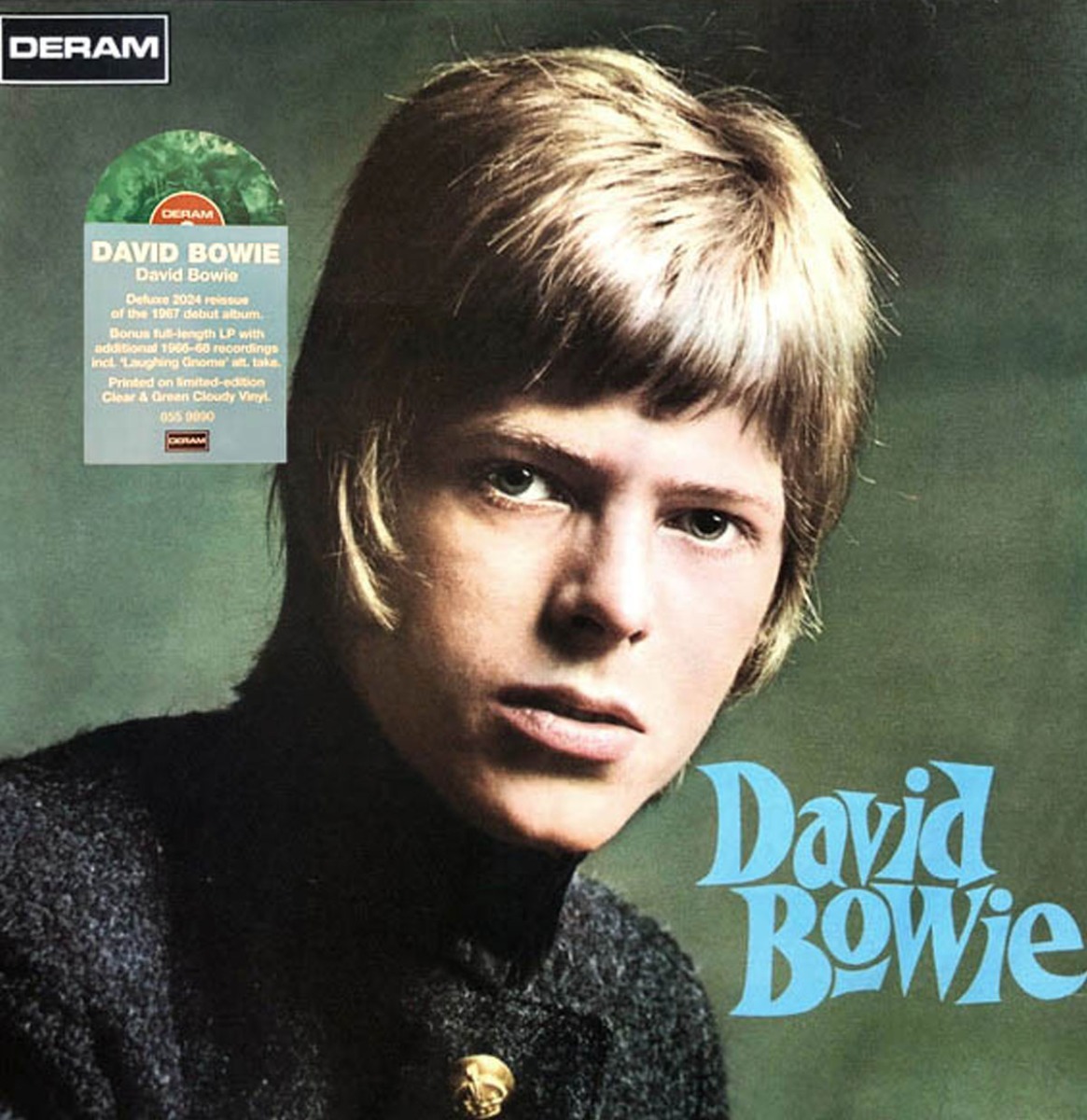 David Bowie - David Bowie (Limited Edition Transparant en Groen Cloudy Vinyl) 2LP