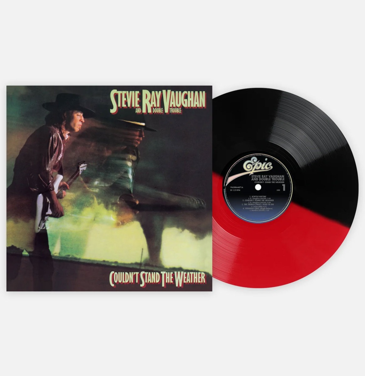 Stevie Ray Vaughan And Double Trouble - Couldn&apos;t Stand The Weather (Rood & Zwart Split Vinyl) (VMP Exclusief) LP