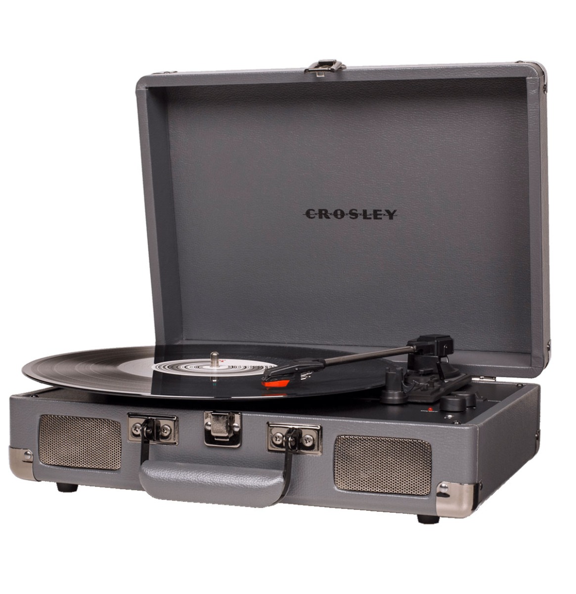 Crosley Cruiser Deluxe CR8005F-SG - Donker Grijs - Bluetooth in/uit Platenspeler