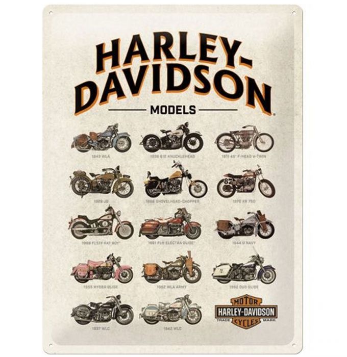 harley-davidson-model-chart-metal-sign-30-x-40-cm-fiftiesstore