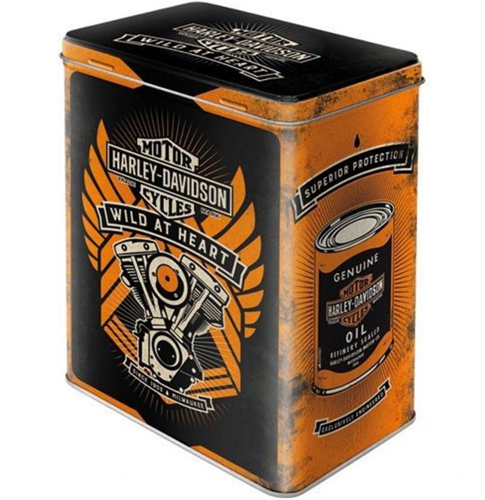 harley davidson tin box