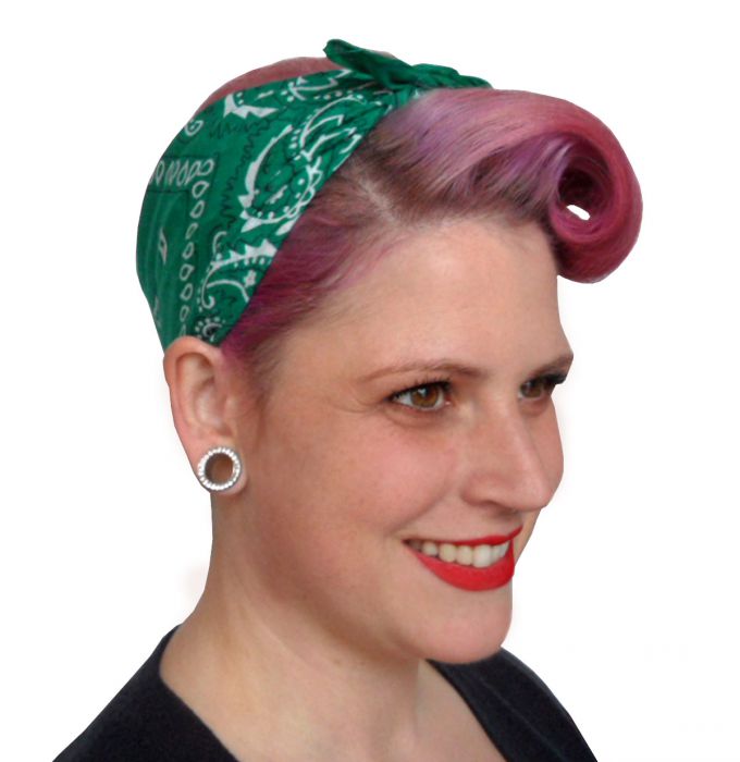 Bandana Hunter Green - FiftiesStore.com