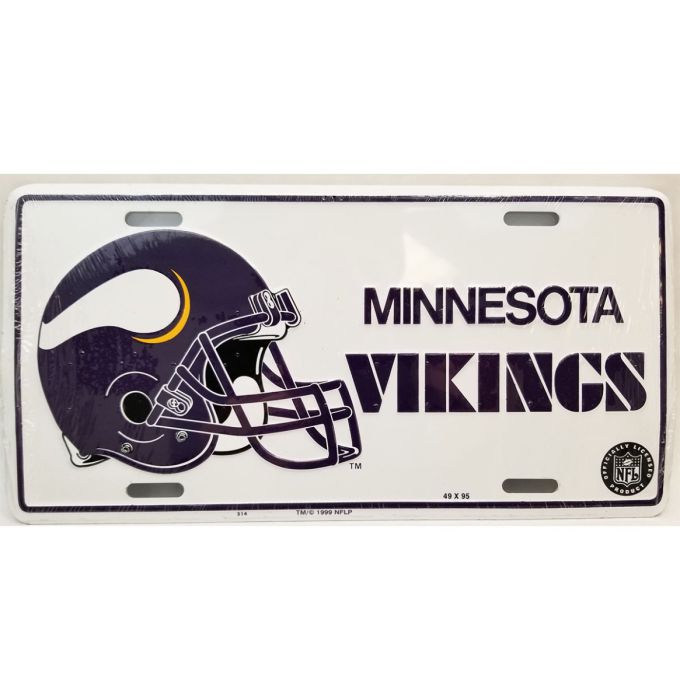 License Plate Minnesota Vikings 