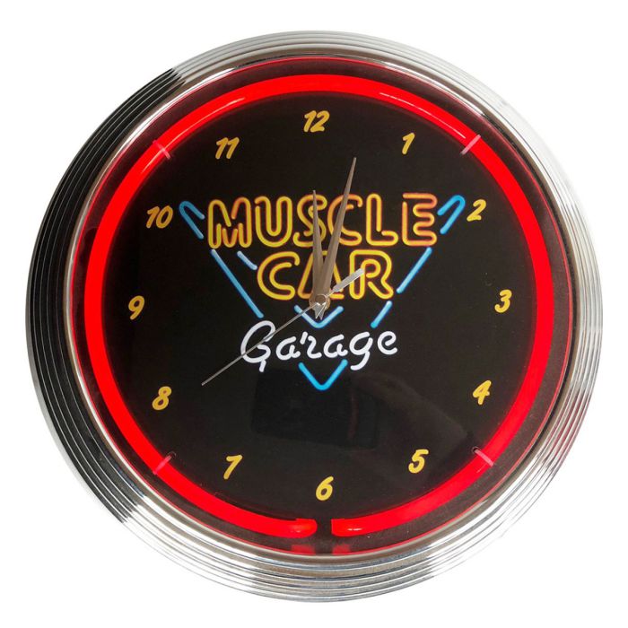 Muscle Car Neon Clock Fiftiesstore Com