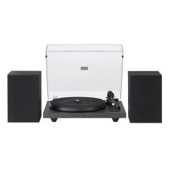 Crosley Manchester Turntable Stand in Black