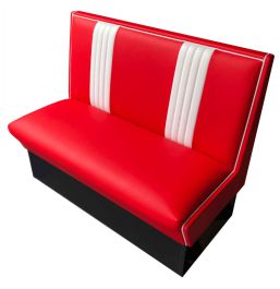 Hollywood Diner Retro Couch - Red/White - From 75 cm And Up ...