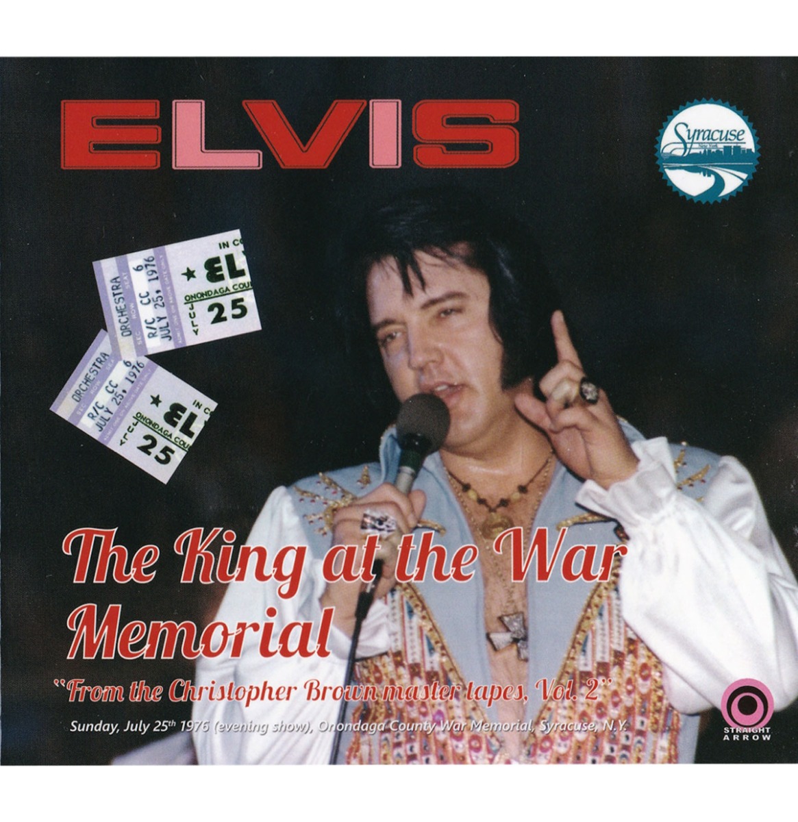 Elvis Presley - The King at the War Memorial - "From Christopher Brown Master Tapes, Volume 2" CD