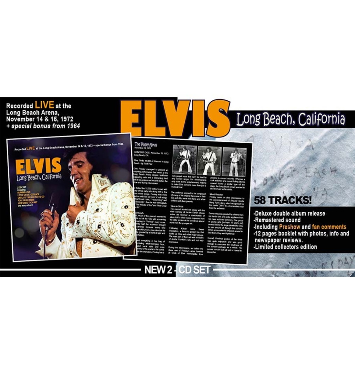 Elvis Presley - Long Beach, California 1972 2CD