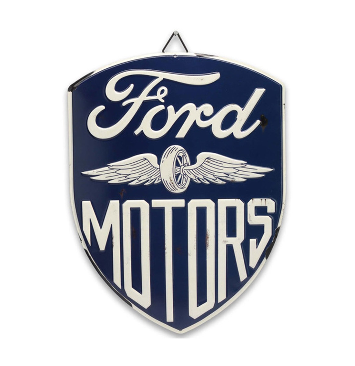 Ford Motors Metalen Bord met Relief - 33 x 26cm