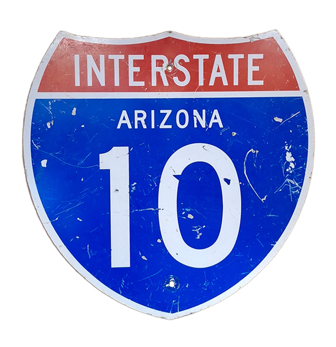 Interstate 10 Arizona Verkeersbord - 61 x 61cm - Origineel