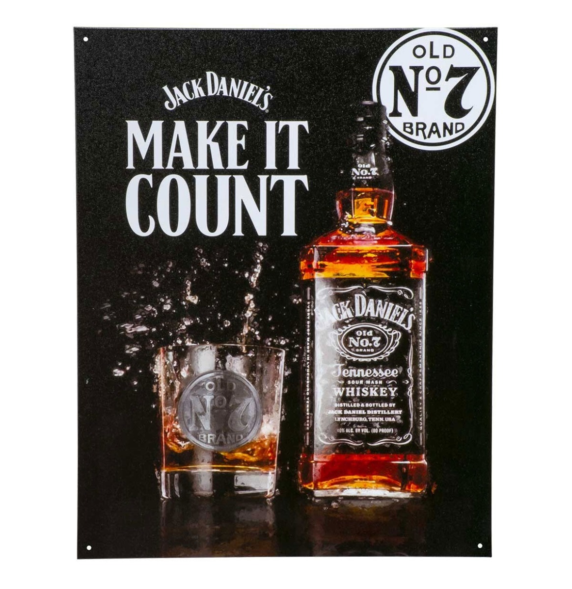 Jack Daniel&apos;s - Make It Count Tin Sign