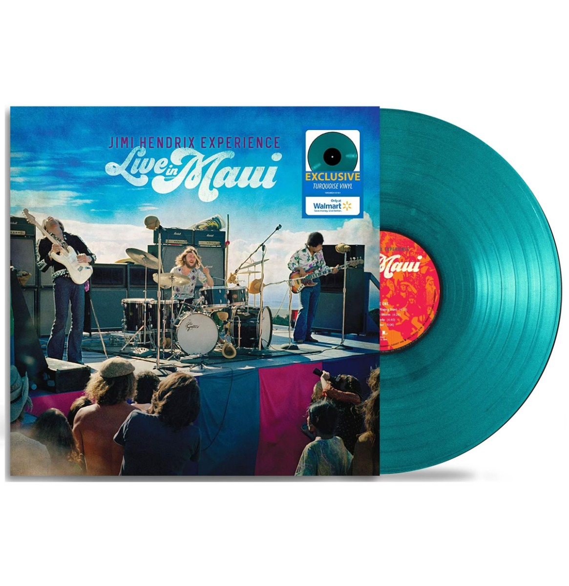 Jimi Hendrix - Live In Maui (Turquoise Vinyl) (Walmart Exclusief) LP