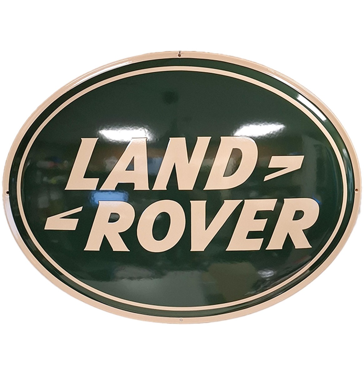 Land Rover Logo Emaille Bord - 68 x 53cm