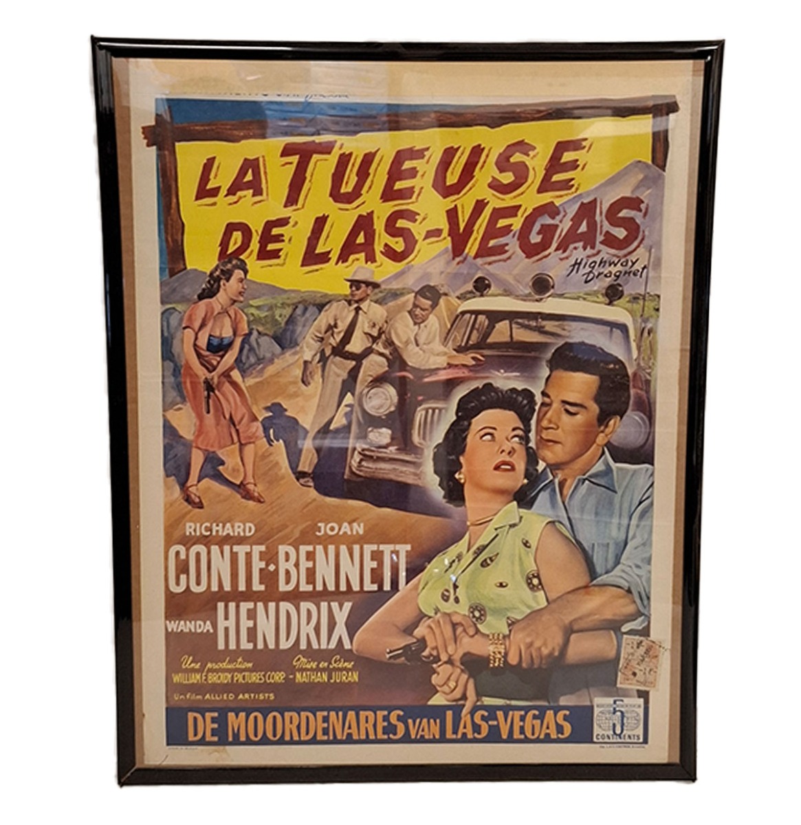 La Tueuse De Las Vegas Film Poster - 50 x 40cm