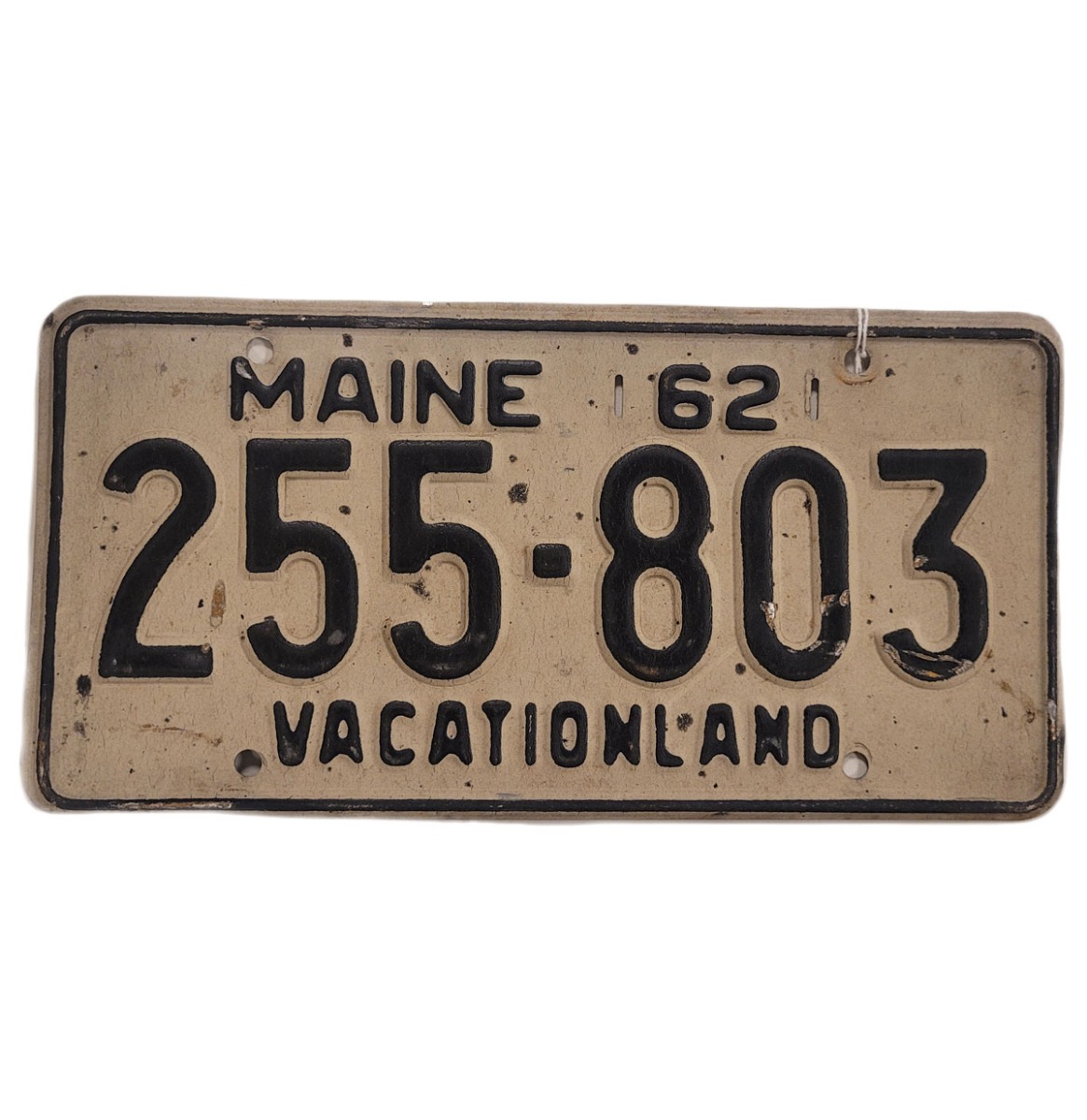 Maine Vacationland Kentekenplaat - 1962 - Officieel