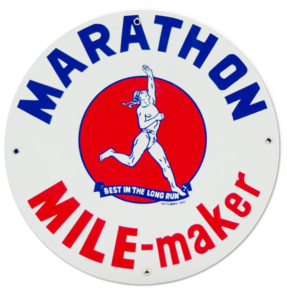 Marathon Mile-Maker 12" (30cm) Zwaar Metalen Bord