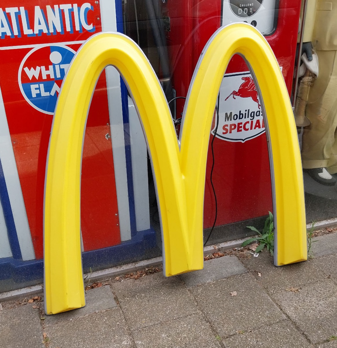 McDonalds Reclamebord met Licht - 115 x 98 cm - Origineel