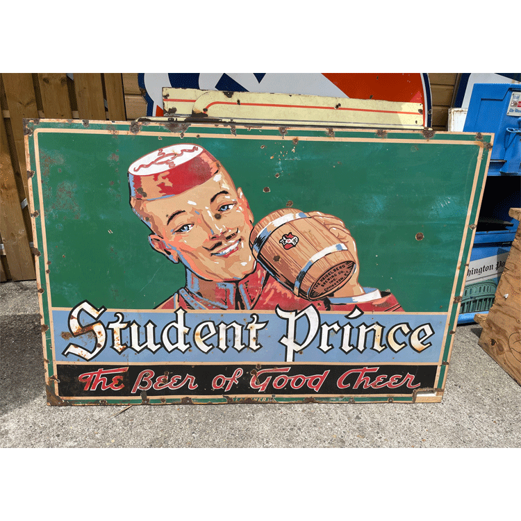 Student Prince The Beer Of Good Cheer Metalen Bord - Origineel - 152 x 107 cm