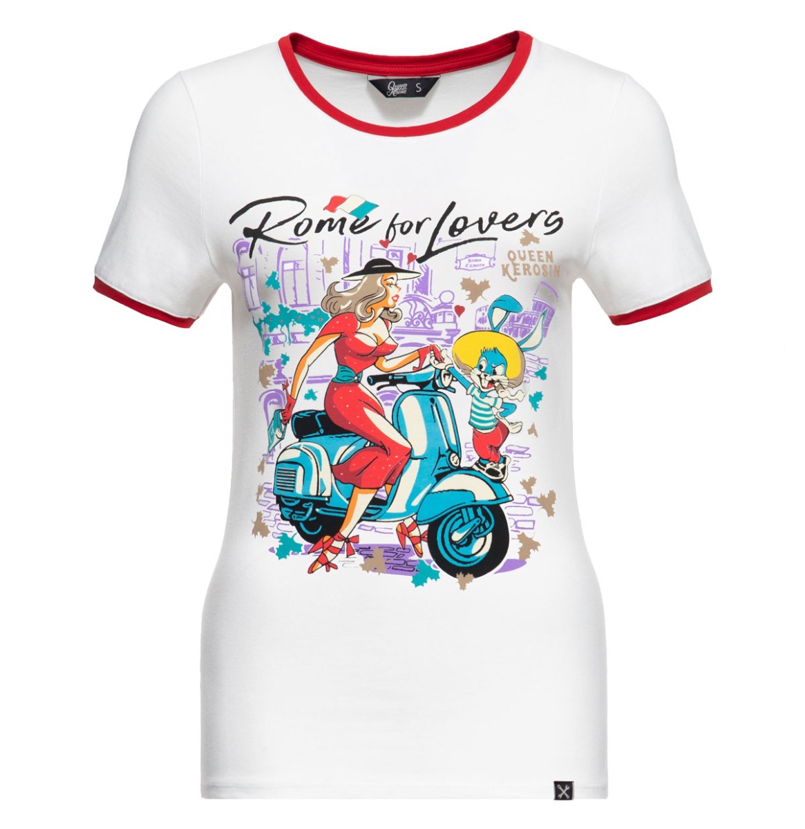 Queen Kerosin T-Shirt &apos;Rome for Lovers&apos;-XL