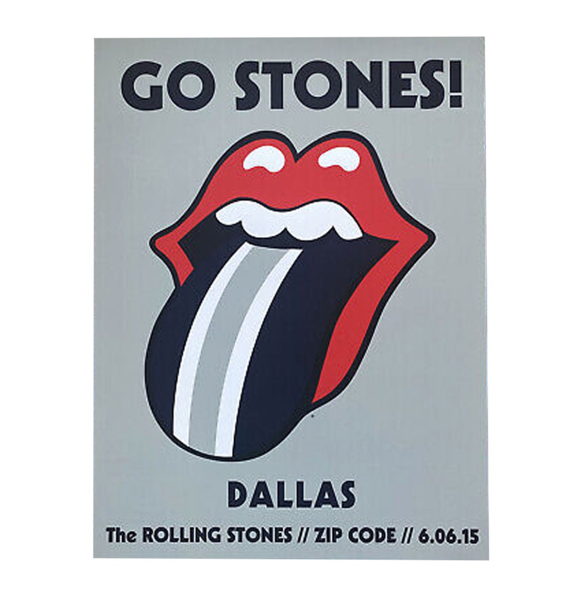 Rolling Stones Concert Poster 45x60cm - Dallas 6.06.15