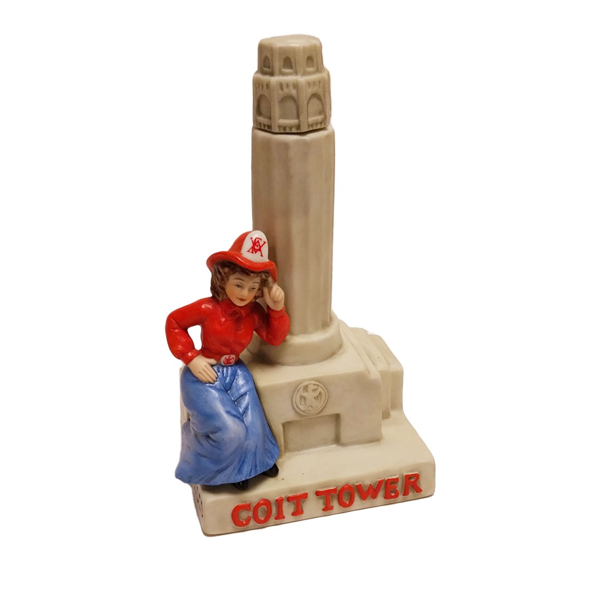 San Francisco Coit Tower Vintage Dug&apos;s Decanter