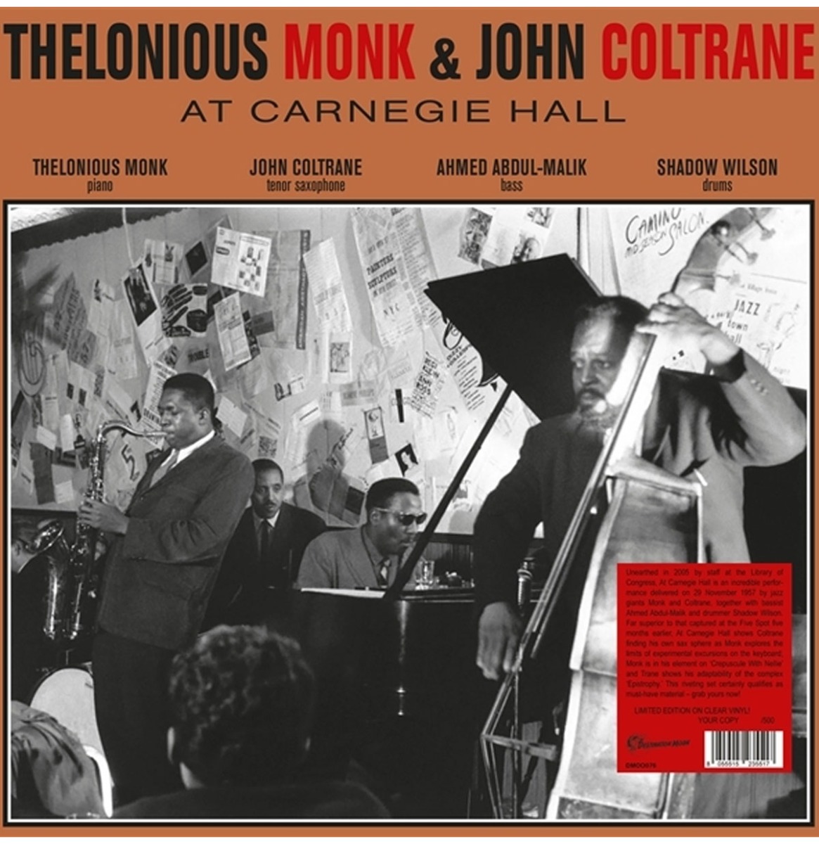 Thelonious Monk & John Coltrane - At Carnegie Hall (LP) (Coloured Vinyl)