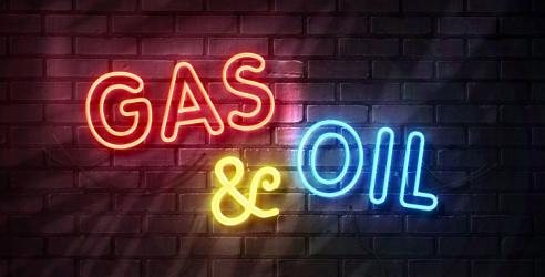 Gasoline & Oil Neon Signs