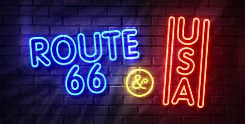 Route 66 & USA Neon Signs